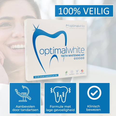 Doorzichtig dorst Helm Optimal White® Tandenbleekset - Thuis 100% Veilig Tanden Bleken –  Optimalwhite