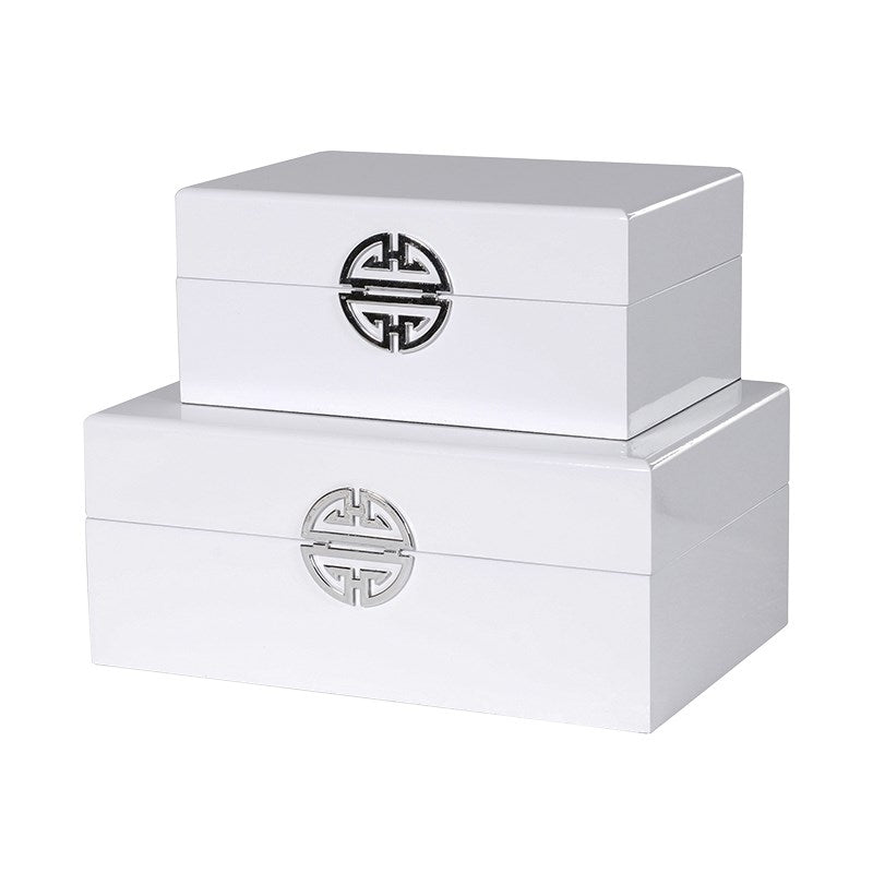 white wooden box