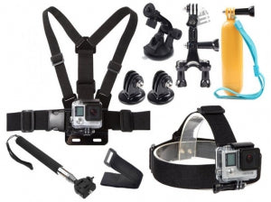 Sports 8 in 1 Accessories Combo for GoPro Hero 4/3+/3/2/1 – i Supply Solutions Ltd NZ Division