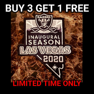 raiders inaugural season patch