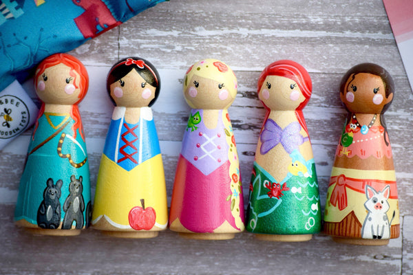 princess peg dolls