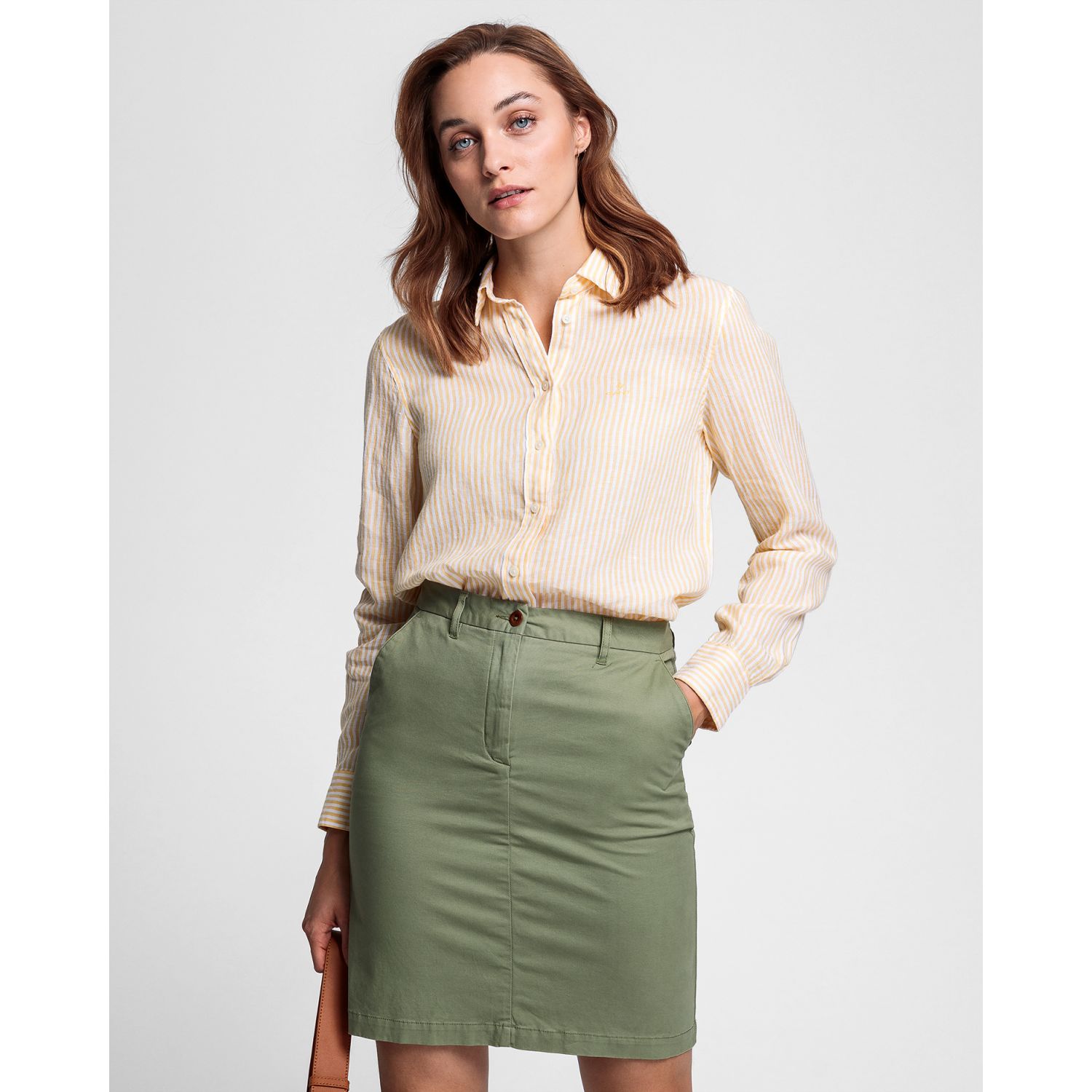 Gant Womens Linen Chambray Stripe Shirt - 2 Colours – Assef's