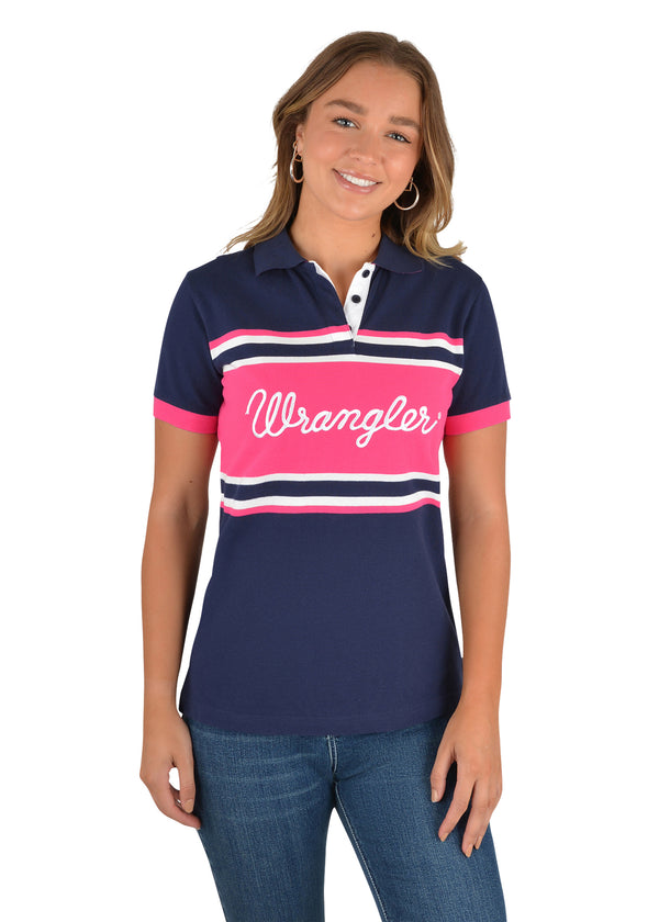 Wrangler Womens Feather Rugby Jersey