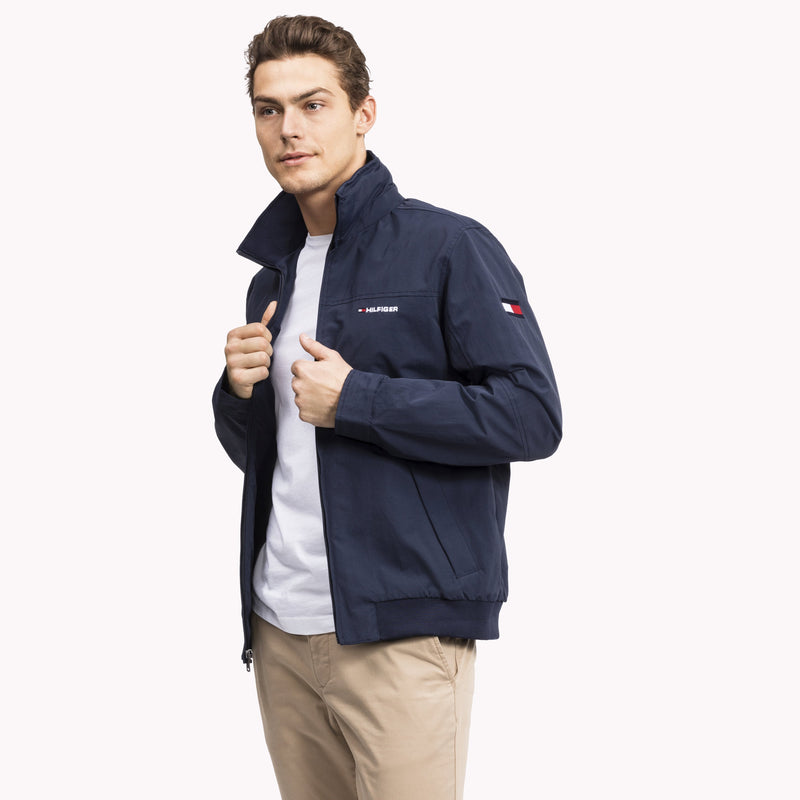 tommy hilfiger mens yacht jacket windbreaker