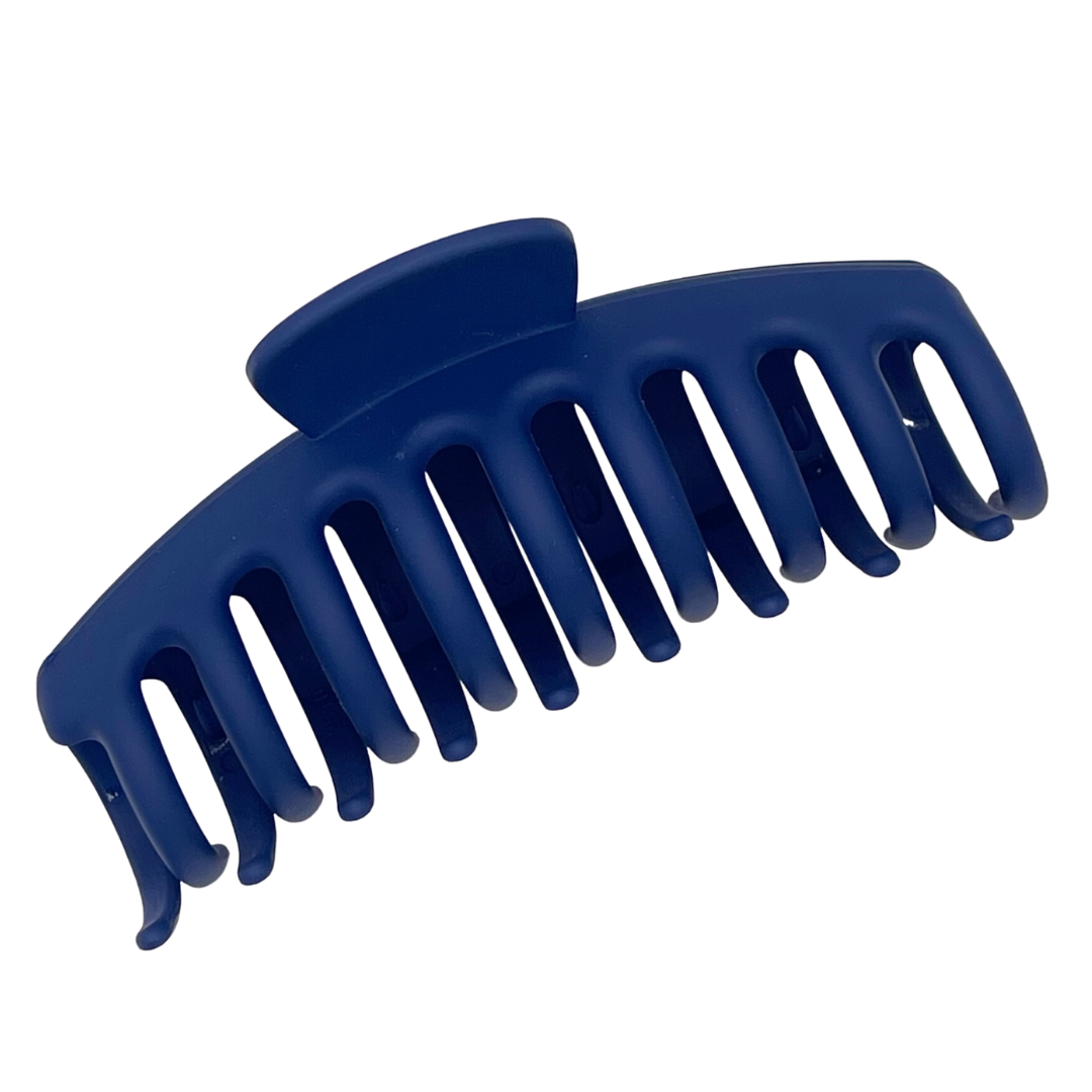 Navy Large Hair Claw