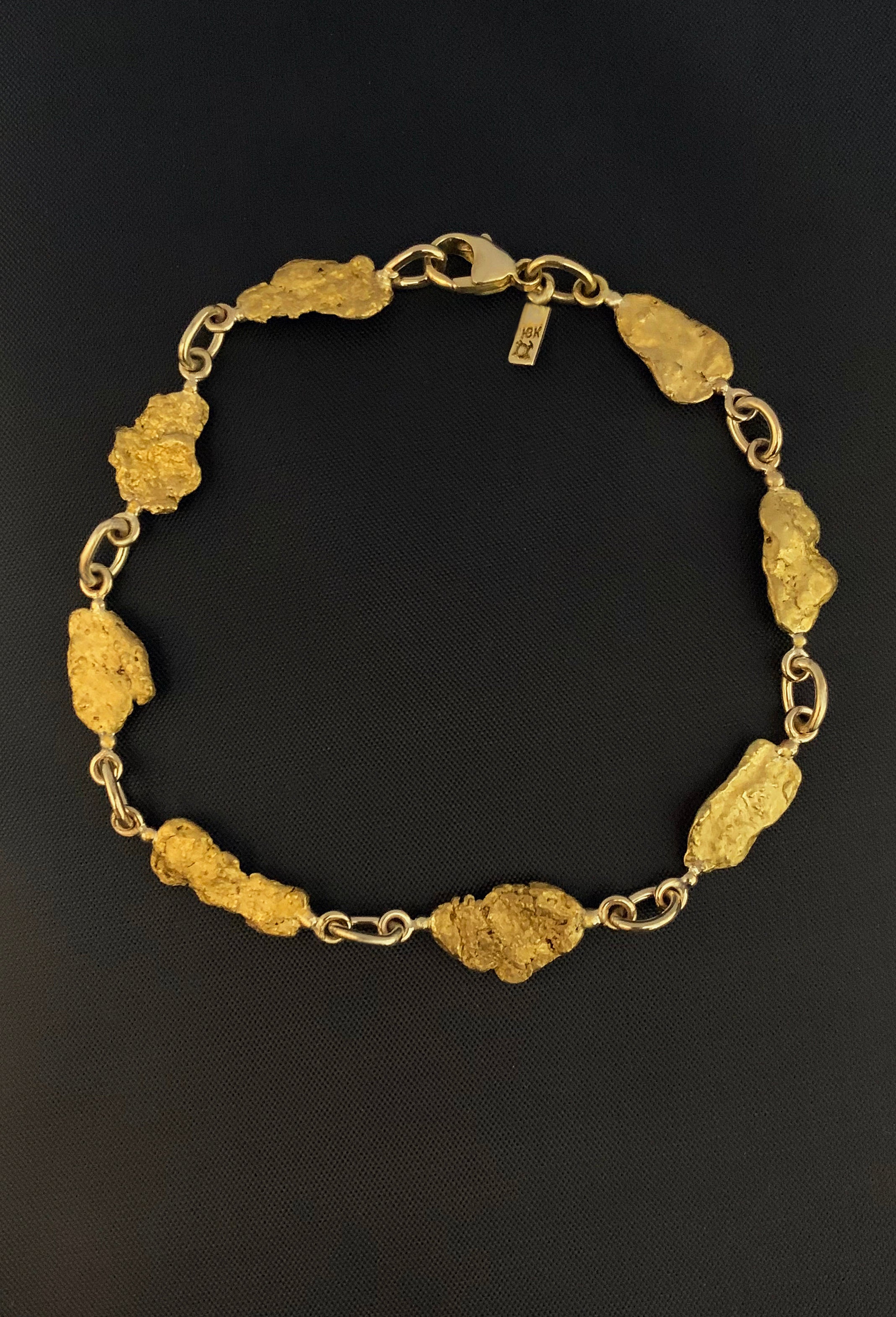 Placer Gold Design - Natural Gold Nugget Bracelet