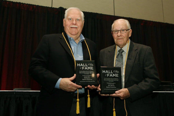Bill and Jack Renfro accepting their Specialty Food Association’s Hall of Fame awards