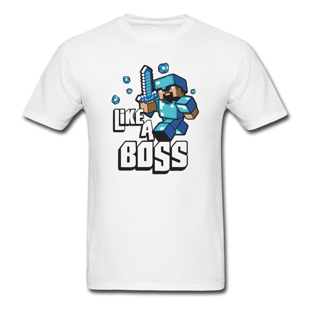 like a boss minecraft shirt