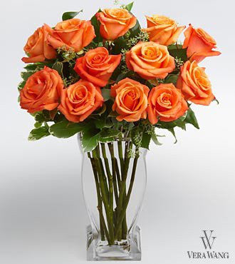 Image of Orange rose bouquet