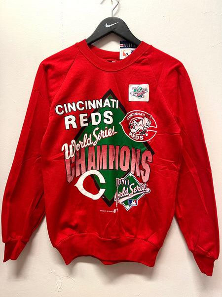 Vintage 1990 MLB Cincinnati Reds World Series Champions T-shirt Made in USA
