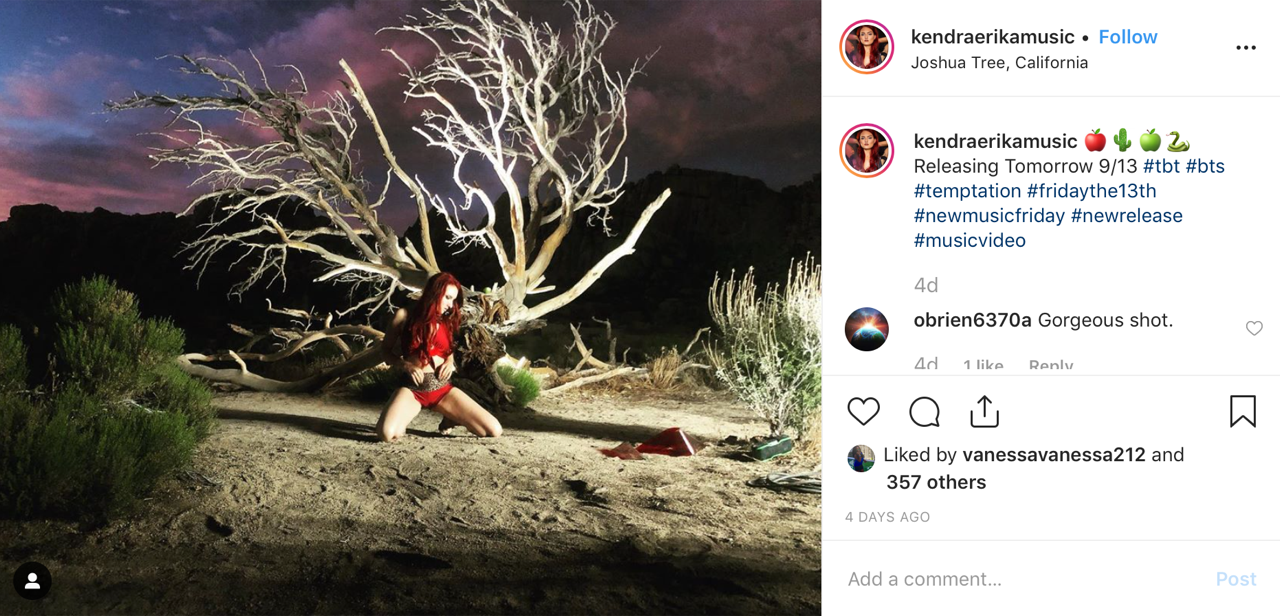 PARADISE RANCH DESIGNS & 'KENDRA ERIKA - TEMPTATION' OFFICIAL MUSIC VIDEO
