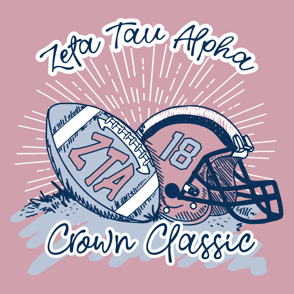 Zeta Tau Alpha Crown Classic Helmet Design | College Hill