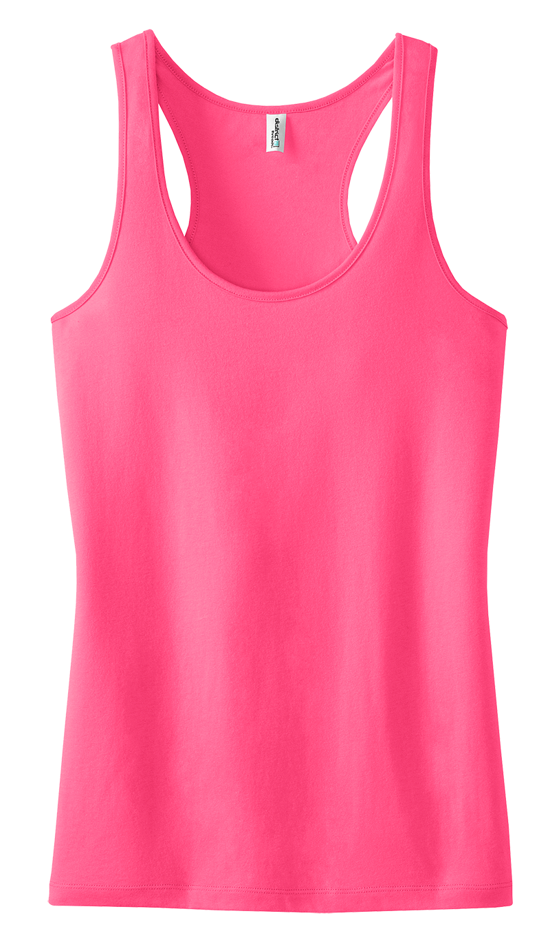 District Threads DT237 Ladies Racerback Tank Top (Available in 13 colo ...