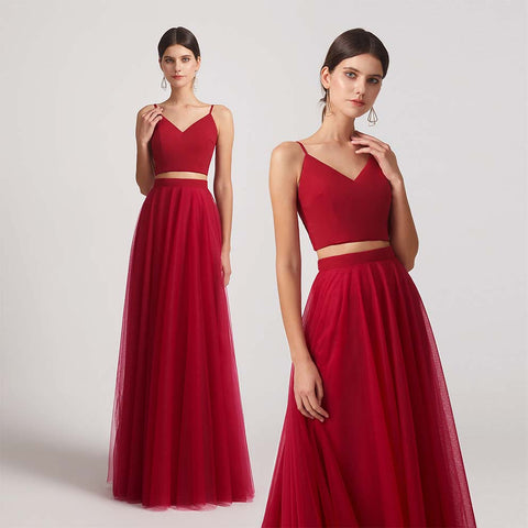 burgundy bridesmaid dresses