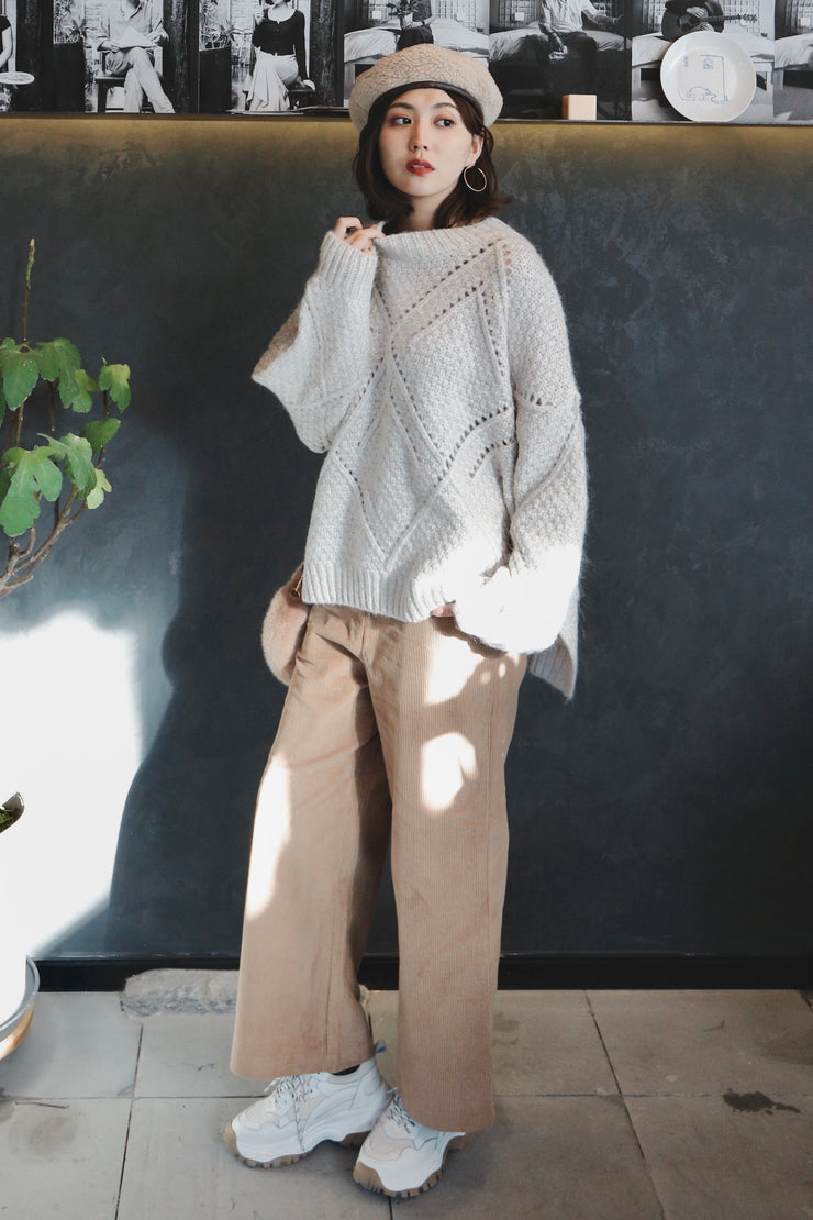 Cable Knit [ivory]