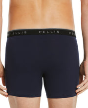 4 Pack Assorted Solid Stretch Boxer Brief Silver Perry Ellis