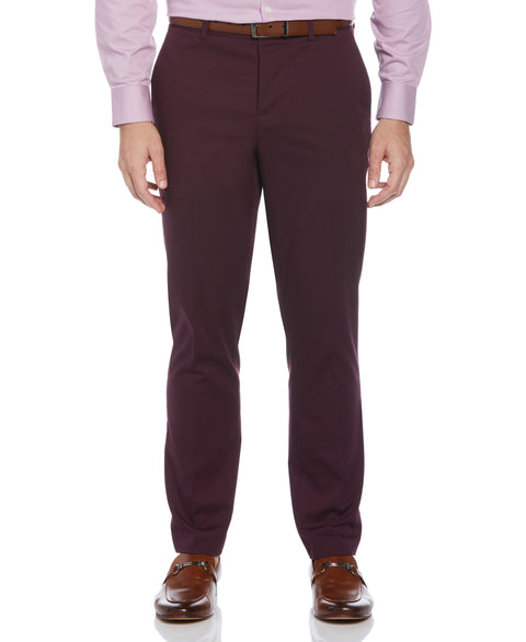 Slim Fit Water Resistant Tech Suit Pant (Winetasting) 