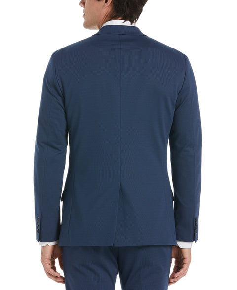 Very Slim Fit Azure Textured Stretch Knit Suit