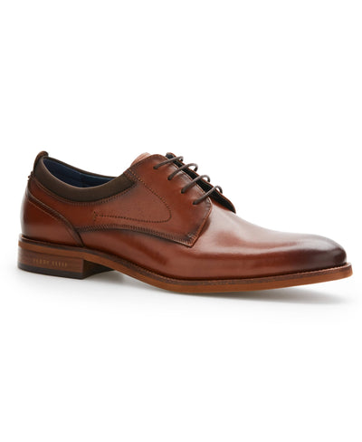 Burnished Leather Oxford Shoe