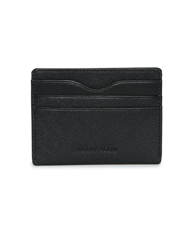 Leather ID Wallet - Black