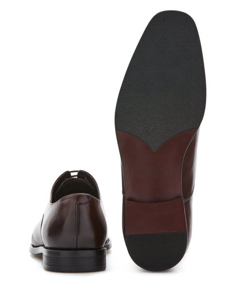 Leather Oxford Shoe (Coffee) 