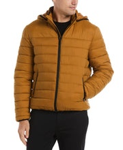 Lightweight Hooded Puffer Jacket (Bistre) 