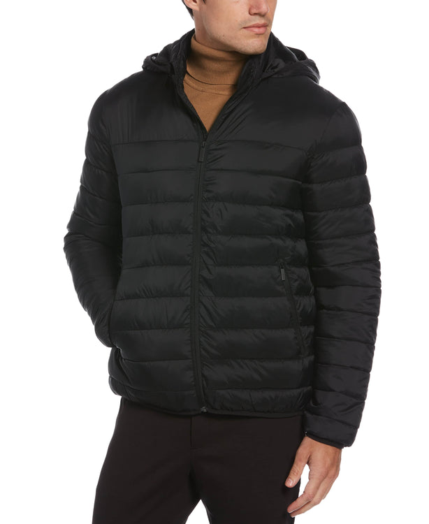 Men's Stylish Solid Puffer Coat Pockets Casual Breathable - Temu