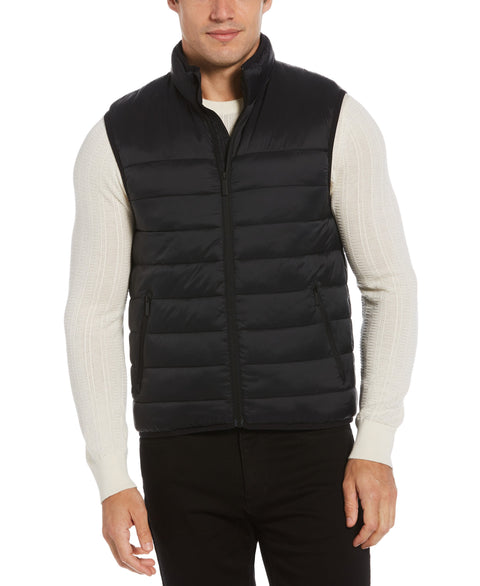 Lightweight Puffer Vest Black Perry Ellis