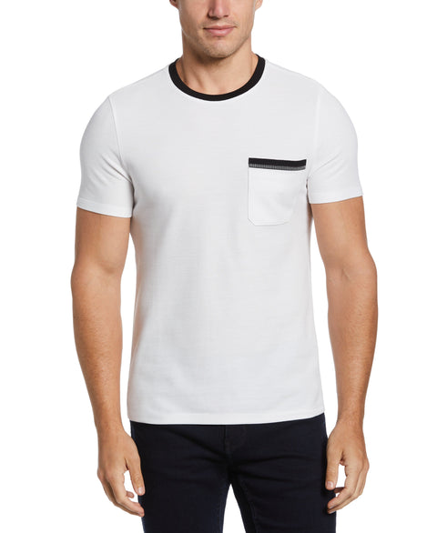 Pocket Crew Neck Tee (Bright White) 