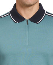 Shoulder Tape Zip Polo (Arctic) 