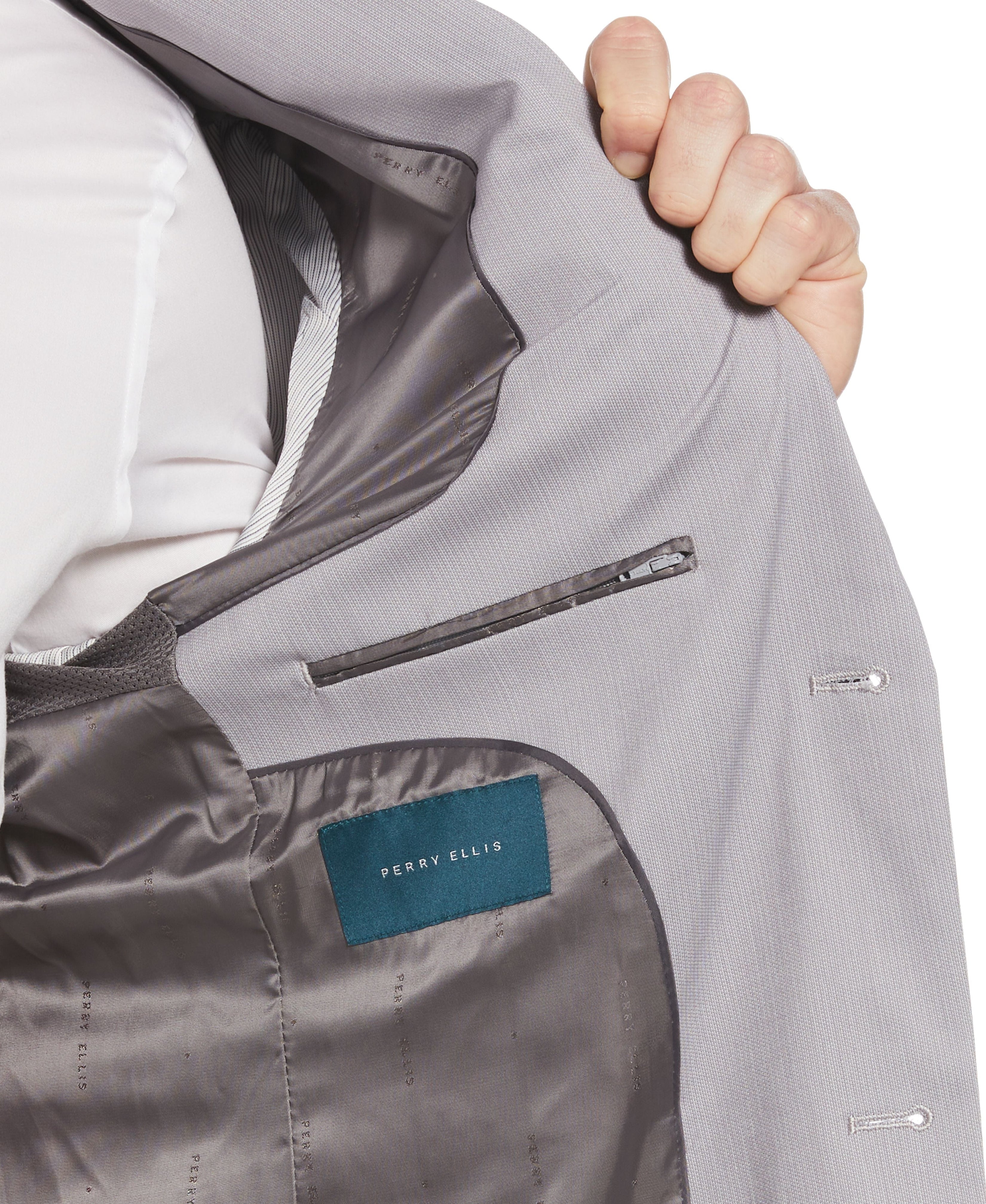 Slim Fit Alloy Performance Tech Suit | Perry Ellis