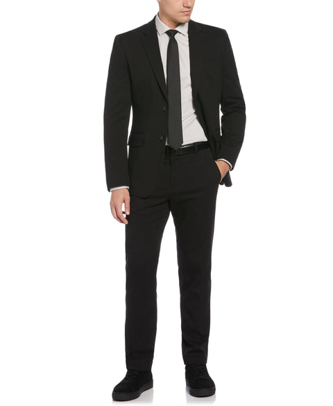 Slim Fit Black Performance Tech Suit