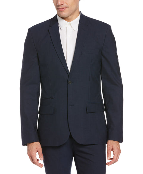Slim Fit Packable Stretch Tech Wool Suit Jacket