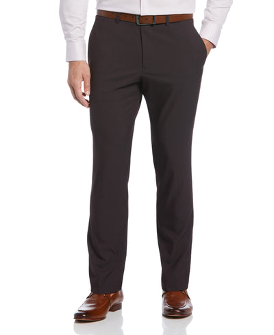 Slim Fit Stretch Washable Suit Pant (Port) 