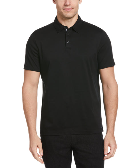 Interlock Solid Polo (Black) 