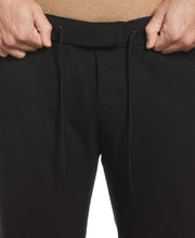 VERY SLIM BOLD TWILL DRAWCORD PANT (Black) 