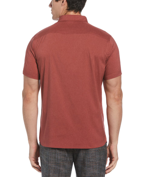 Total Stretch Big & Tall Heather Shirt (Sun Dried Tomato) 