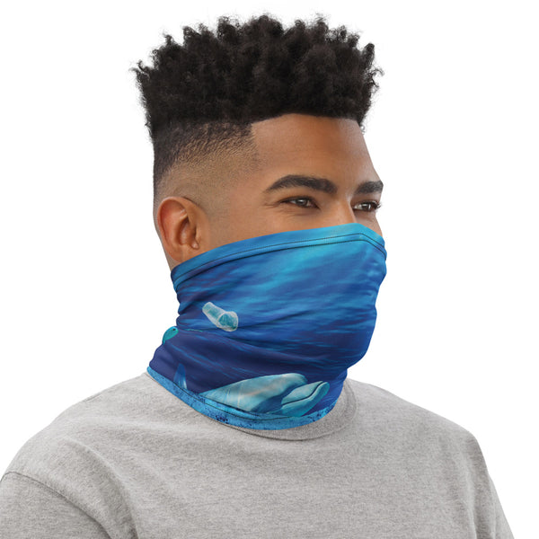 Miami Dolphins 2 Neck Gaiter Face Shield Headband 