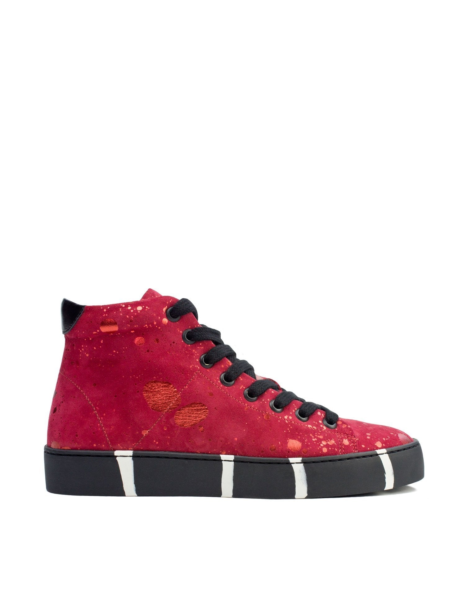 all red designer sneakers