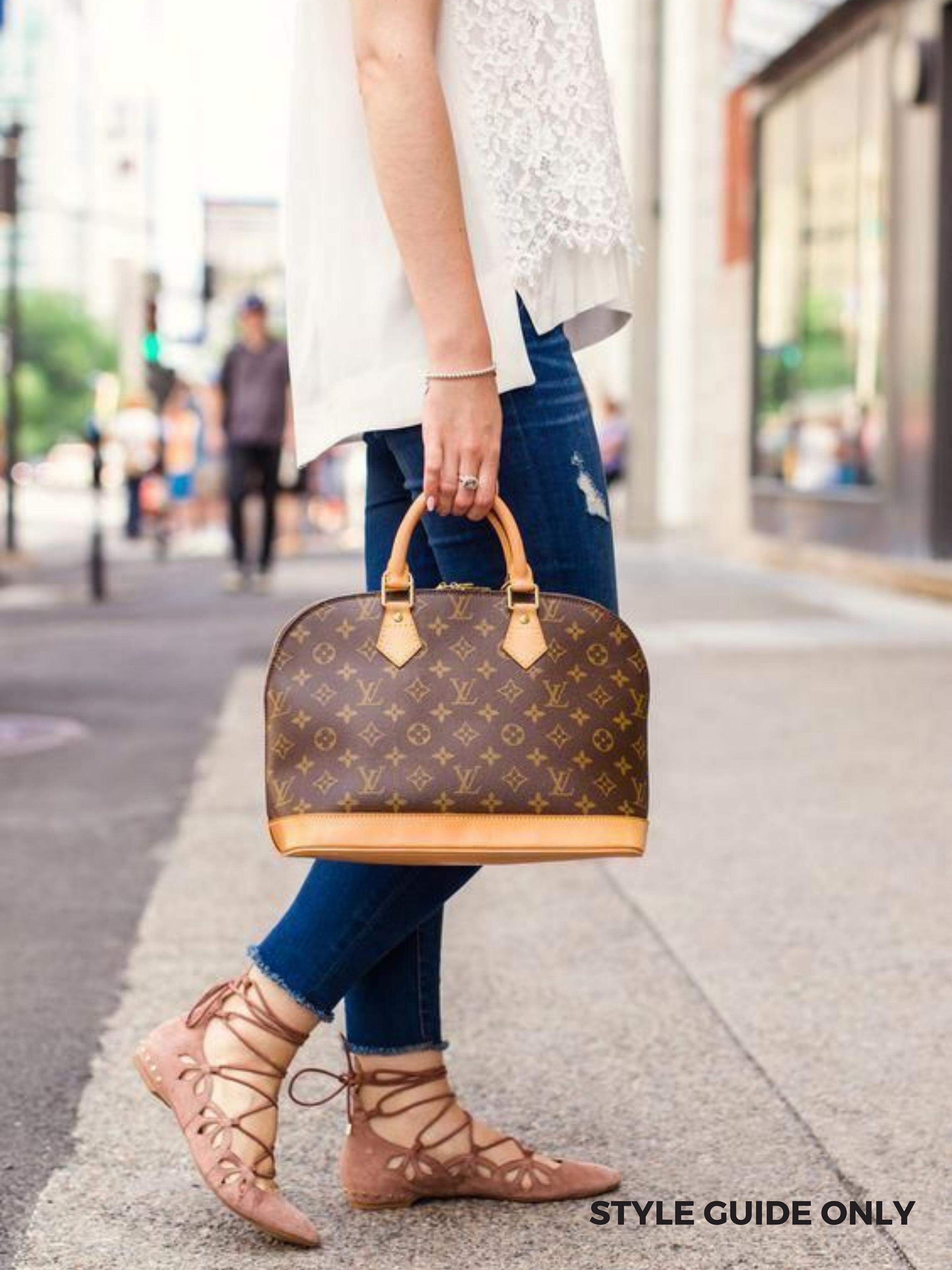 Bolsa Louis Vuitton Monogram Alma PM Paris Brechó