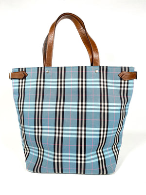 burberry blue tote