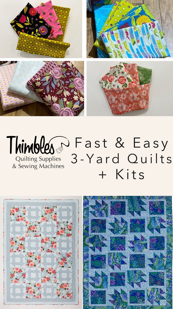 Fast & Easy 3-Yard Quilts – Thimbles Quilts