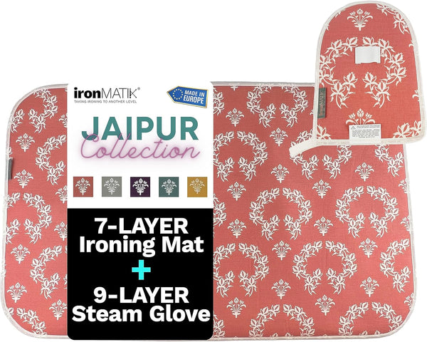 IronMatik - Jaipur Premium Ironing Mat & Steam Glove