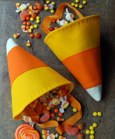 candy corn treat bags