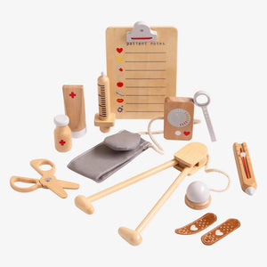 wooden doctor kit