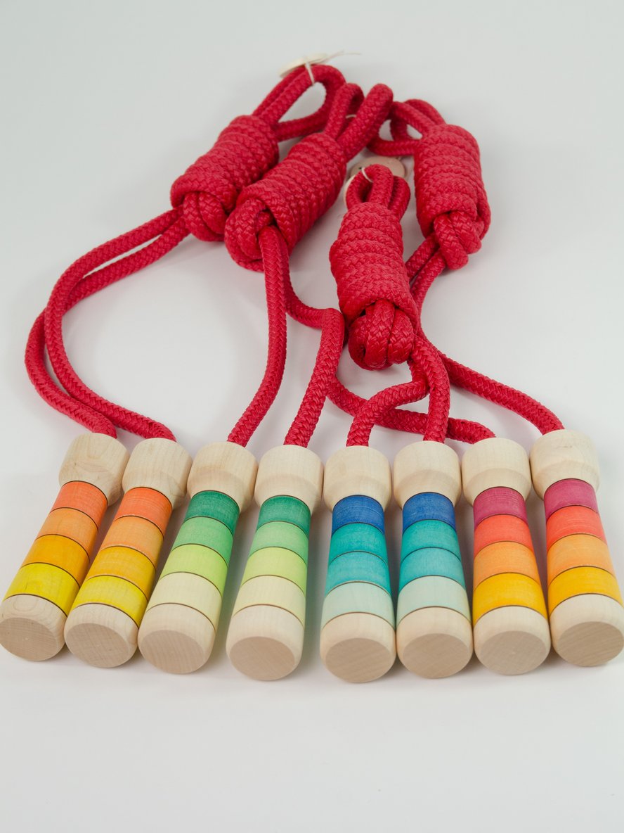 Mader Skipping Rope for Older Children Classic Handle Linen, Australia —  Oskar's Wooden Ark