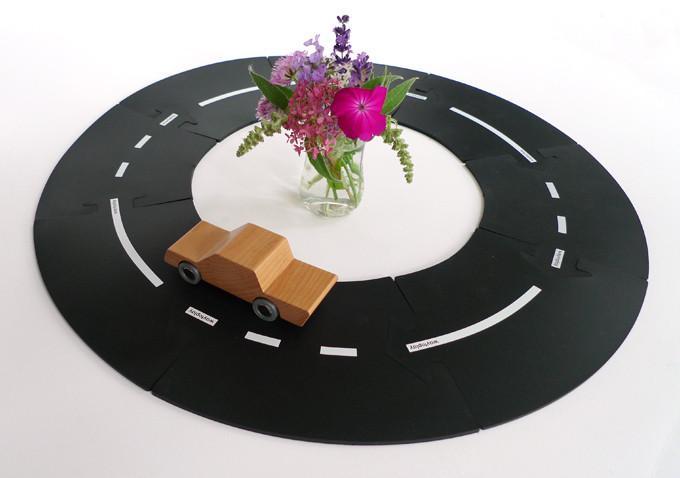 Way to Play Rubber Roads - Curves Set 4 Pieces