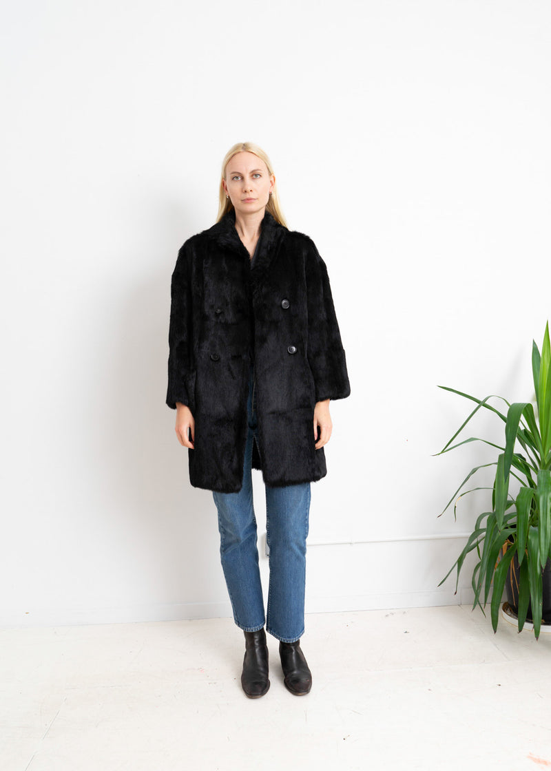 Isabel Marant Fur Double Coat Lai