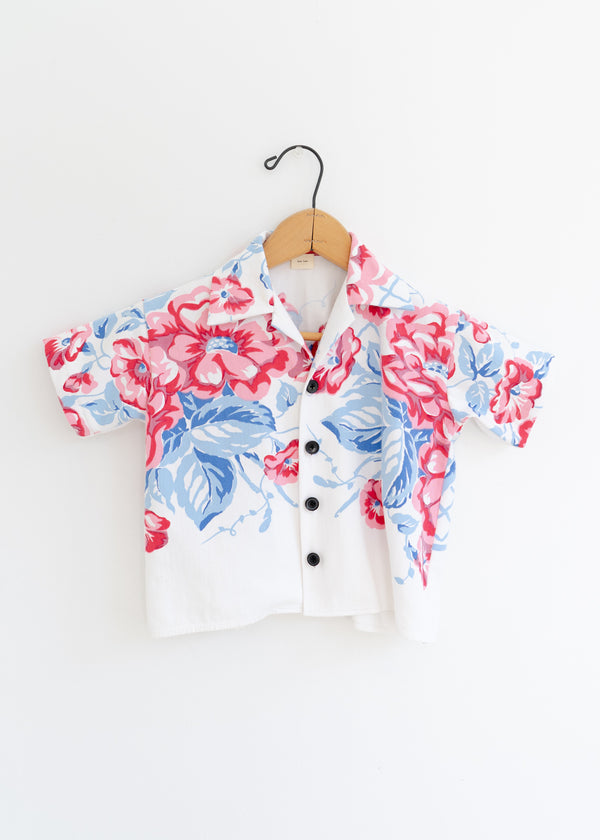 School Boy Shirt- Bandana Blue Black Red – Lai Lai