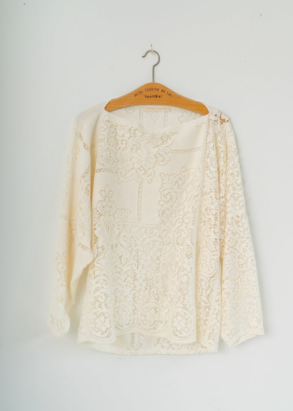 Vintage Lace Tomi Top-Ivory Multi Floral – Lai Lai